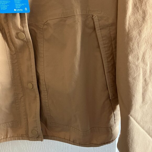 New with Tags Columbia Size Medium Womens Tan/Brown Shirt Shacket. - Picture 5 of 13